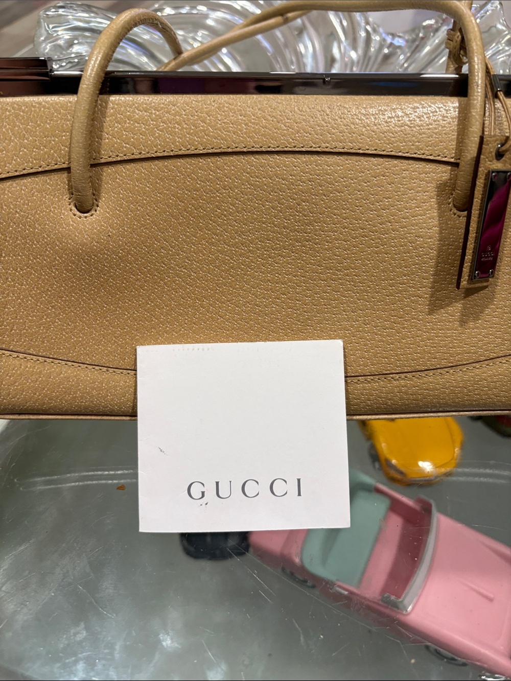 Gucci Vintage Beige Purse new - Picture 3 of 11